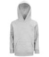 03576 Kids Stellar SOL'S Kids Stellar Organic Hoodie Grey Marl colour image